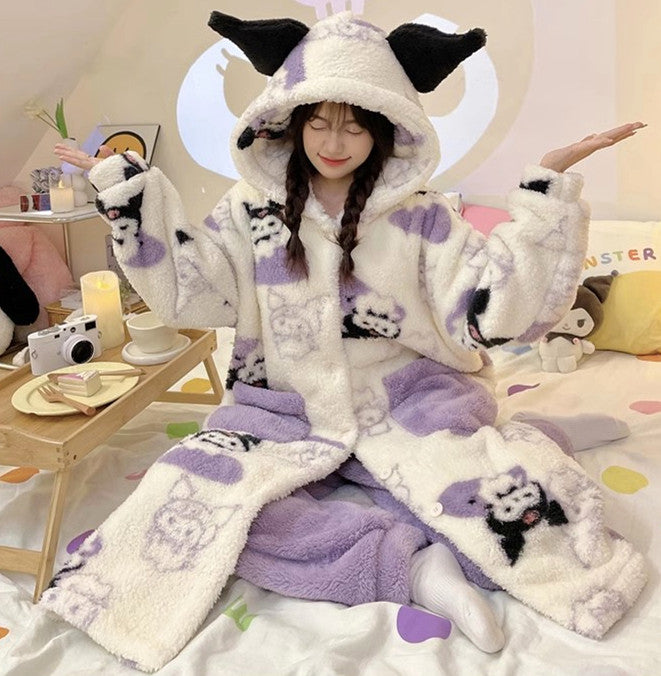 Fashion Anime Winter Pajamas Suits PN6263