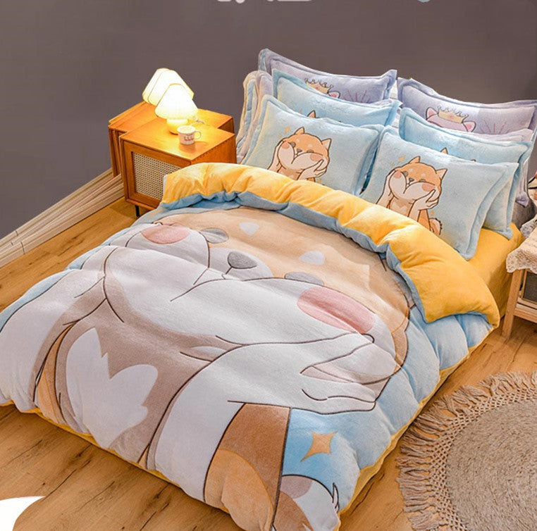 Lovely Shiba Bedding Set JK2655