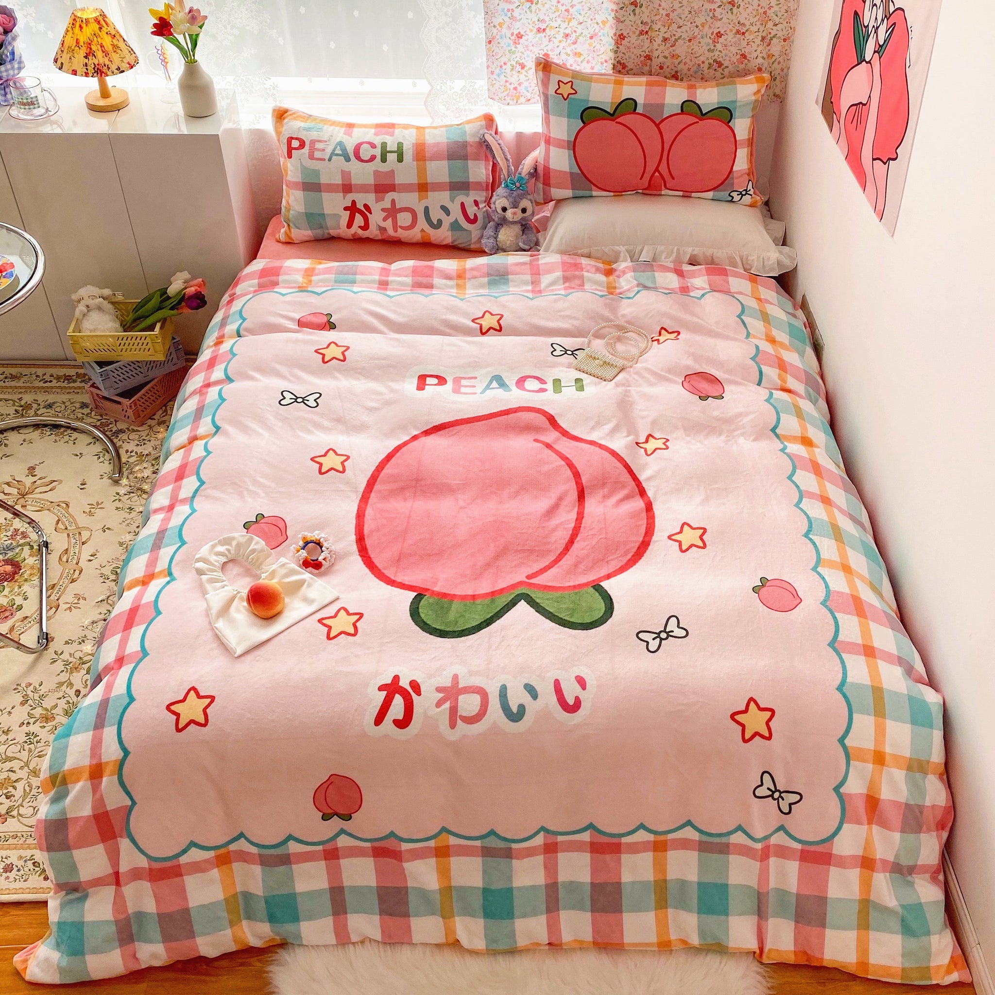 Sweet Peach Bedding Set JK2520