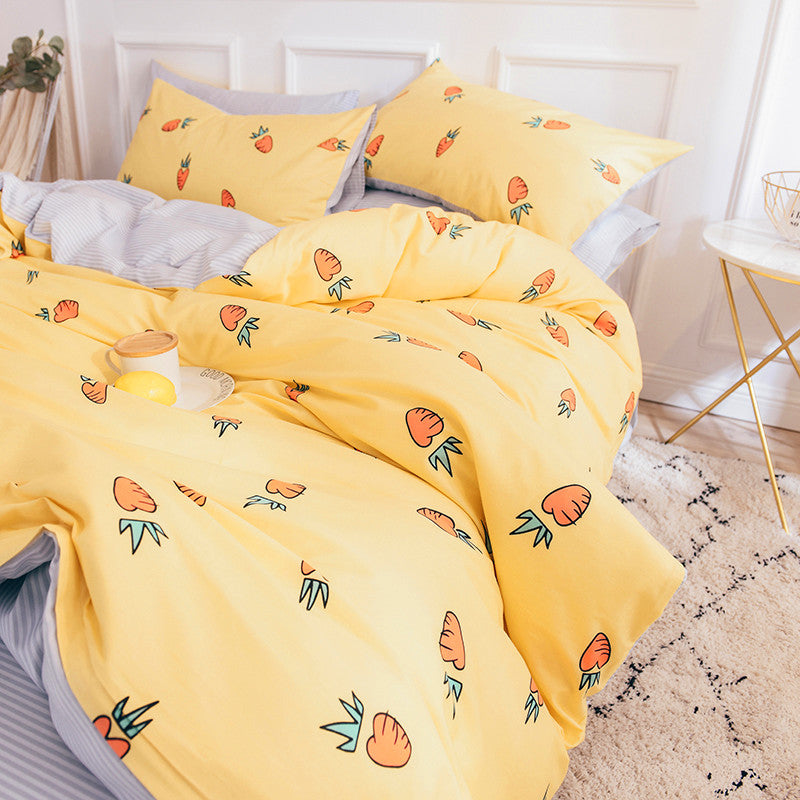 Kawaii Carrot Bedding Set JK1158