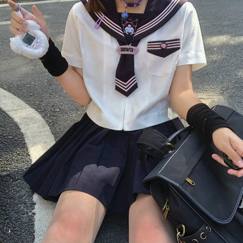 Cute Anime Uniform Shirt and Skirt Set JK2779