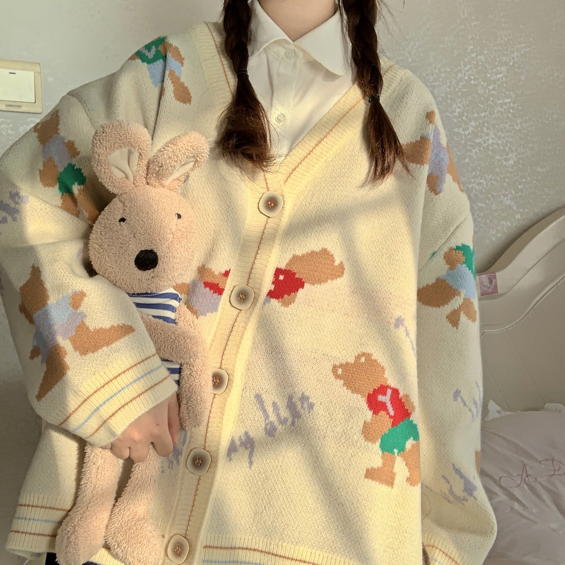 Cute Bear Sweater Coat JK2589