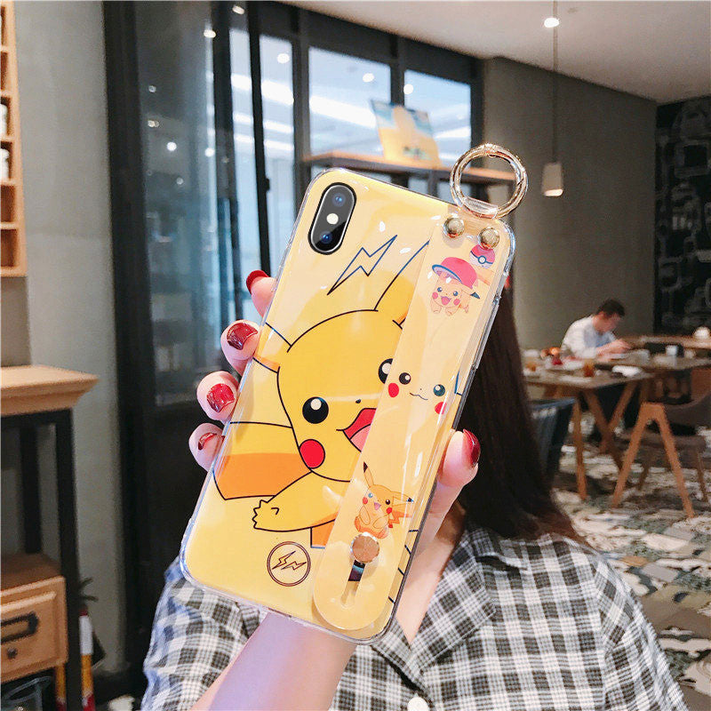 Lovely Pikachu Phone Case for iphone 6/6s/6plus/7/7plus/8/8P/X/XS/XR/XS Max JK1885