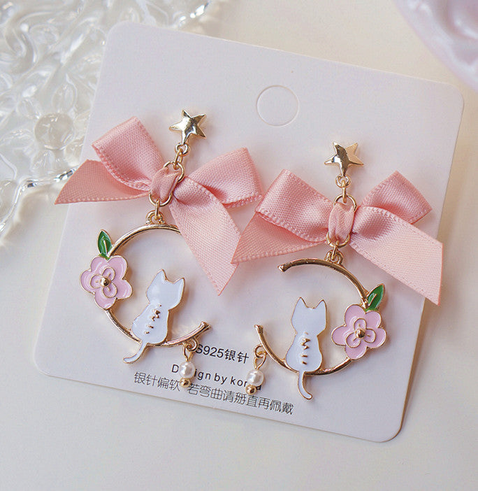 Cute Cat Earrings/Clips PN5724