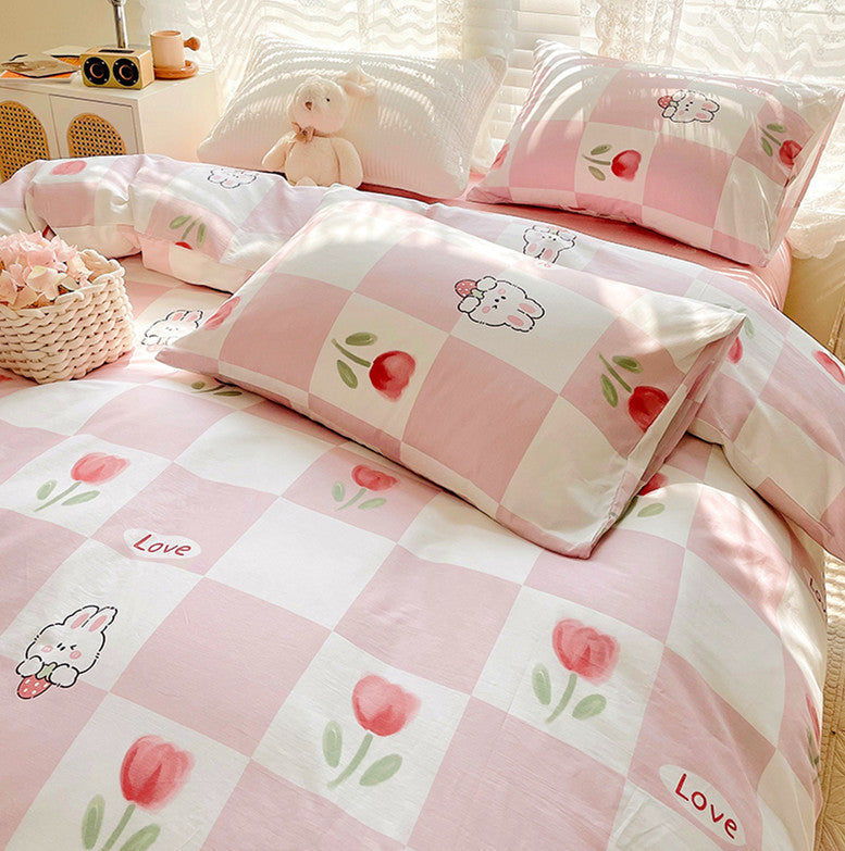 Rabbit Flowers Bedding Set PN5264