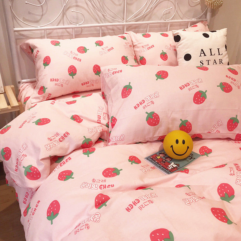 Fashion Strawberry Bedding Set PN5058