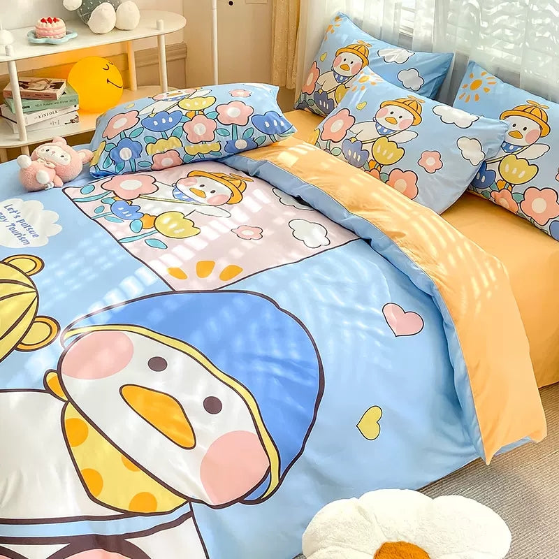 Kawaii Cartoon Bedding Set PN5873