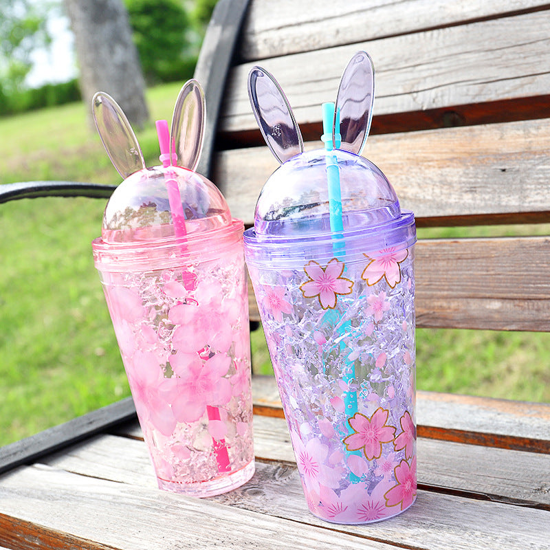 Lovely Rabbit Ears Water Bottle  JK2414