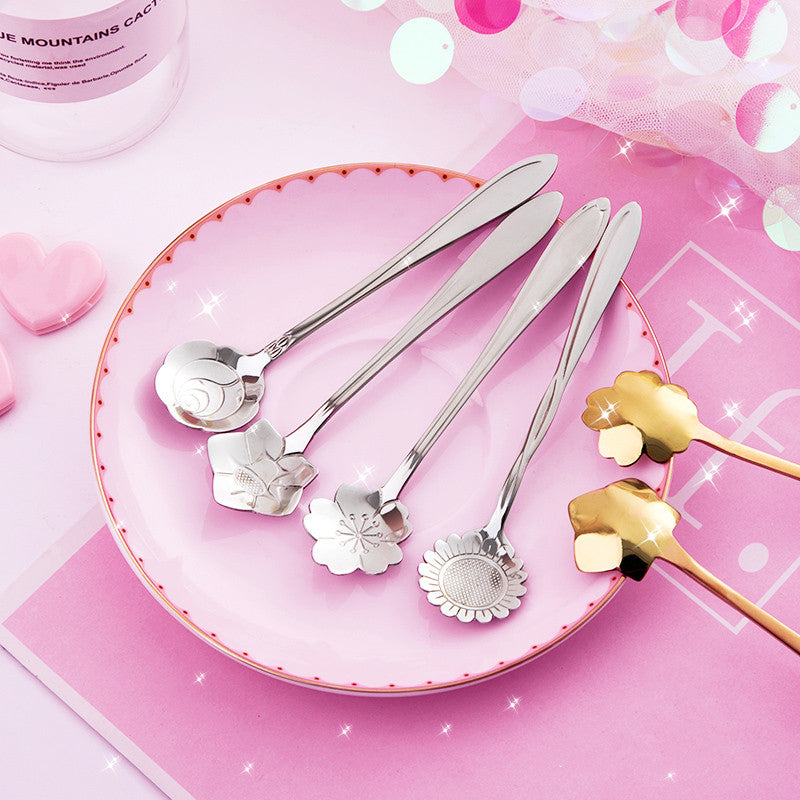 Cute Flowers Spoon JK1263