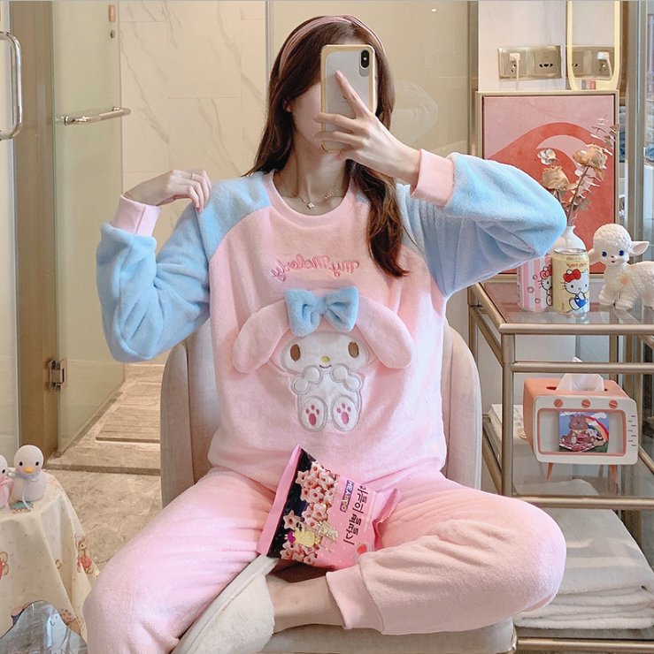 Soft Cartoon Winter Pajamas Suits JK2547