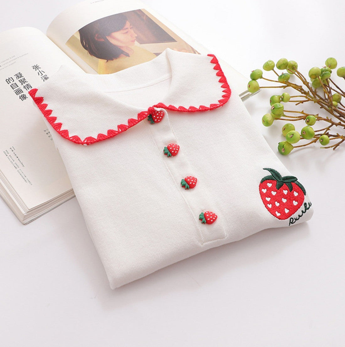 Kawaii Strawberry T-shirt PN5702