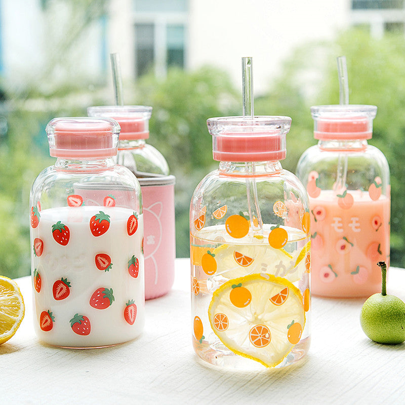 Kawaii Strawberry Water Bottle  JK2279