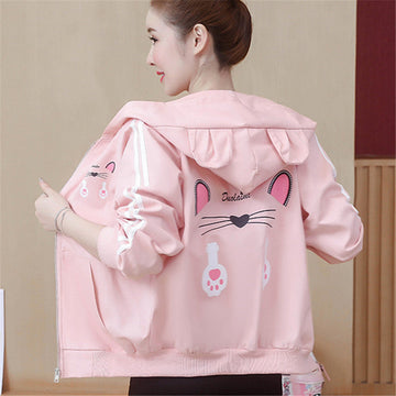 Lovely Cats Pastel Coat JK2090