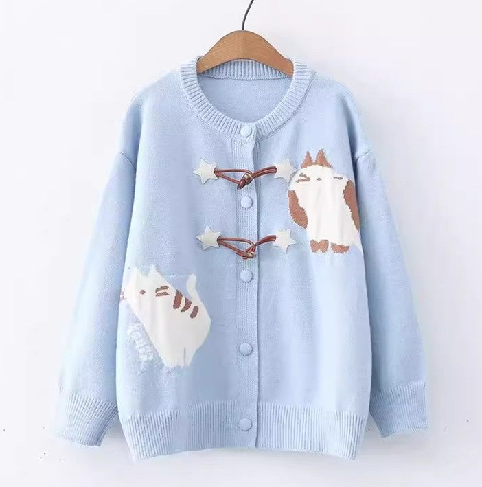 Lovely Cat Sweater Coat PN6498