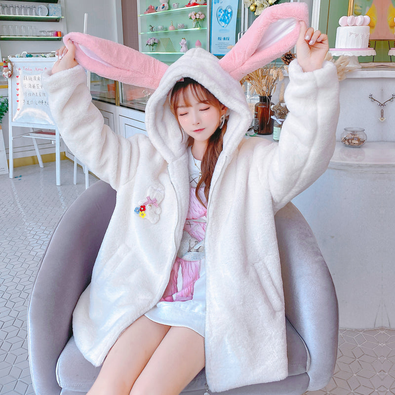 Fashion Rabbit Ears Coat JK2688