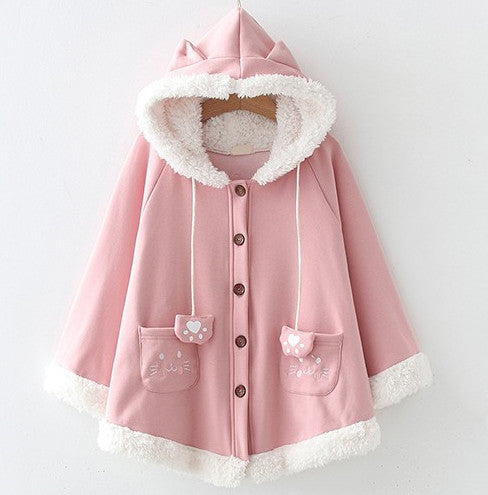 Lovely Cat Paw Cloak Coat JK2922