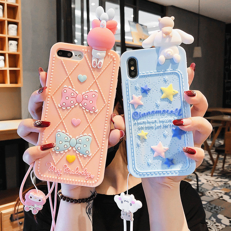 Cute My Melody Phone Case for iphone 6/6s/6plus/7/7plus/8/8P/X/XS/XR/XS Max/11/11pro/11pro max/12/12pro/12pro max JK1526