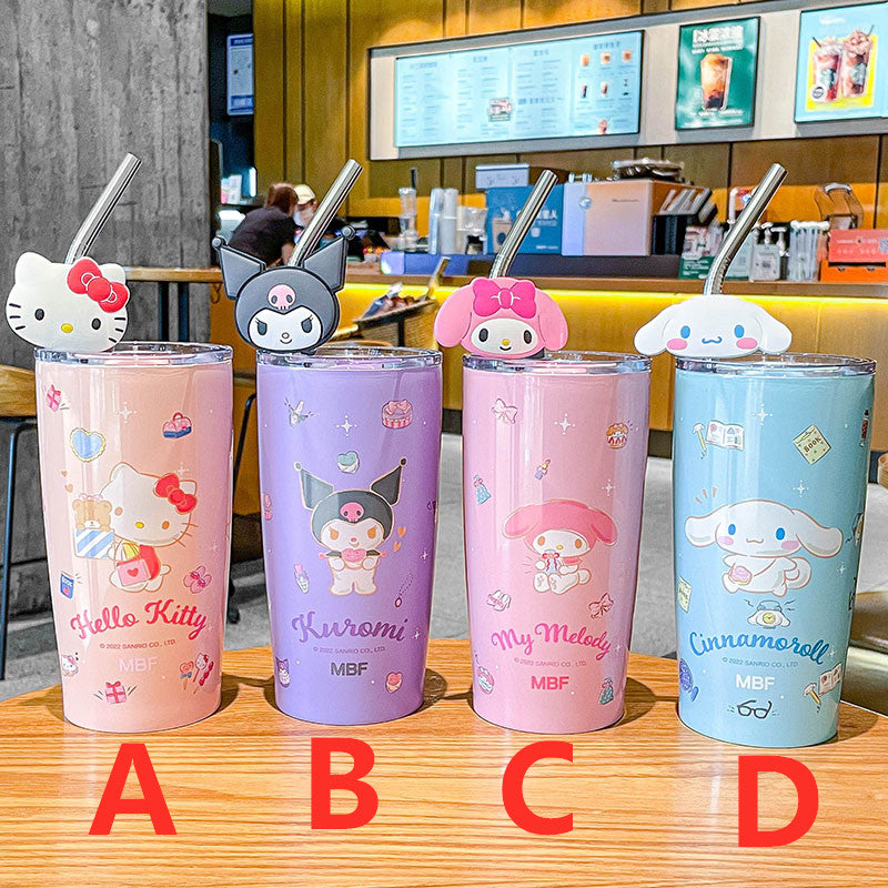 Cartoon Anime Vacuum Water Bottle PN5883