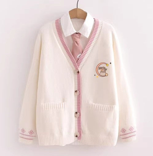 Cute Rabbit Sweater Coat JK3835