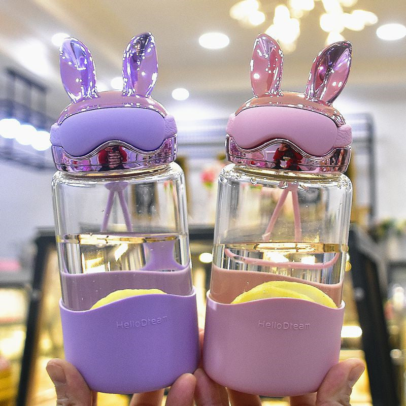 Cute Rabbit Ear Water Bottle JK1812