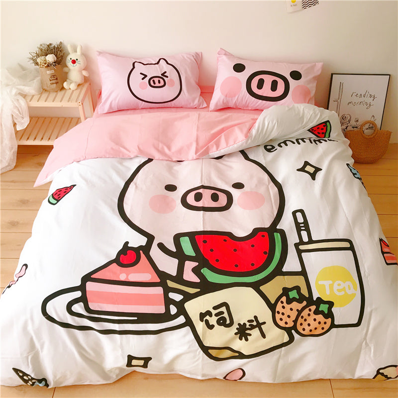 Lovely Pigs Bedding Set JK3181