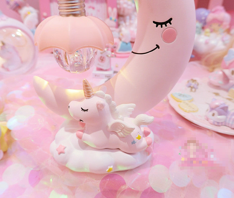 Moon and Unicorn Night Light JK1154