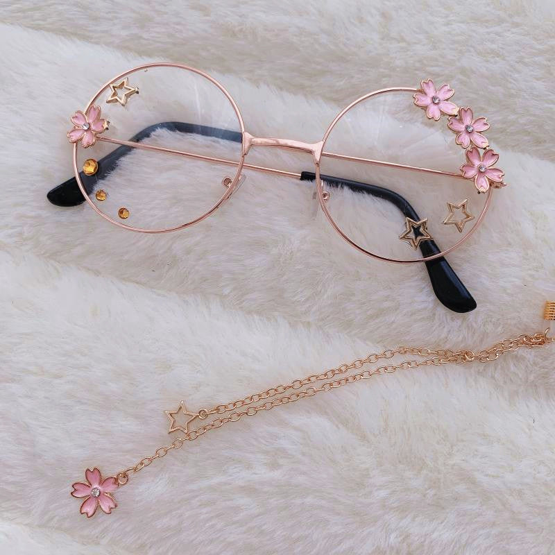 Fashion Lolita Sakura Glasses JK3108