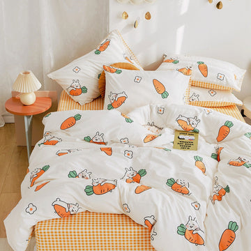 Lovely Rabbit Carrot Bedding Set JK2208