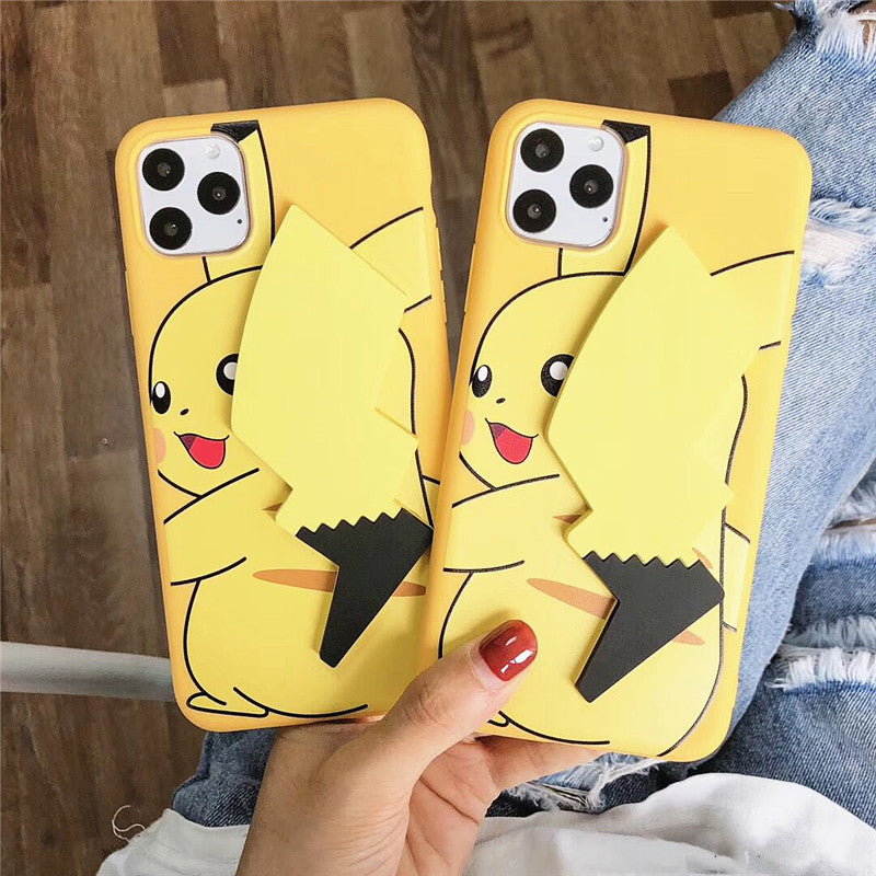 Cute Pikachu Phone Case for iphone 6/6s/6plus/7/7plus/8/8P/X/XS/XR/XS Max/11/11 pro/11 pro max JK1825