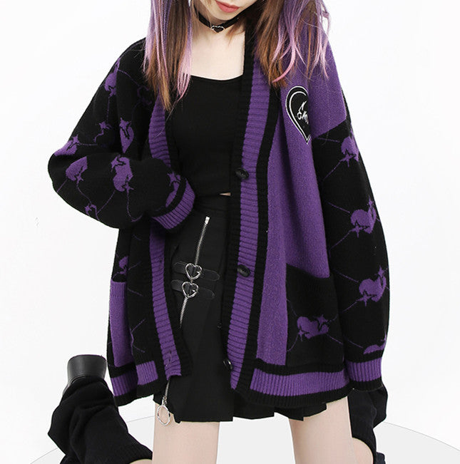 Fashion Heart Sweater Coat PN5595