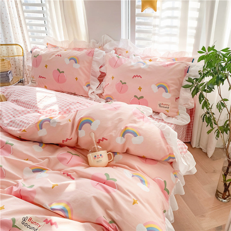 Sweet Peach Bedding Set JK2705