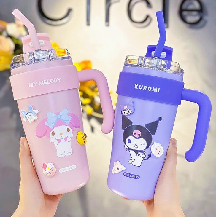 Cartoon Vacuum Water Bottle J3703