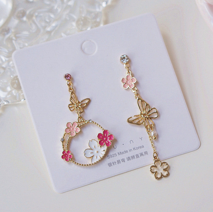 Sakura Flowers Earrings/Clips JK3250