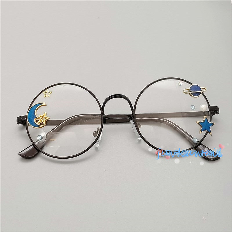 Fashion Lolita Flowers Glasses JK1297