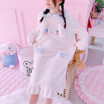 Cartoon Winter Pajamas Dress JK1895