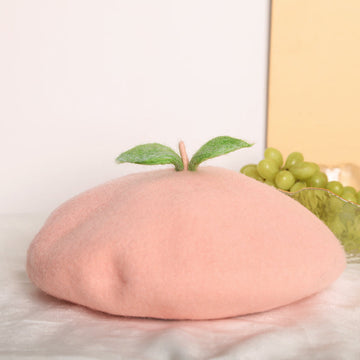 Fashion Peach Beret JK2681