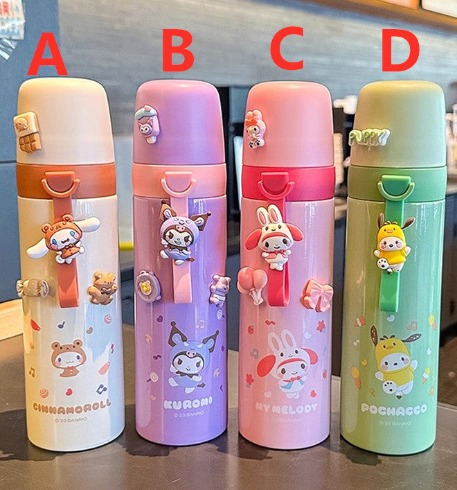 Cute Anime Vacuum Water Bottle PN6295