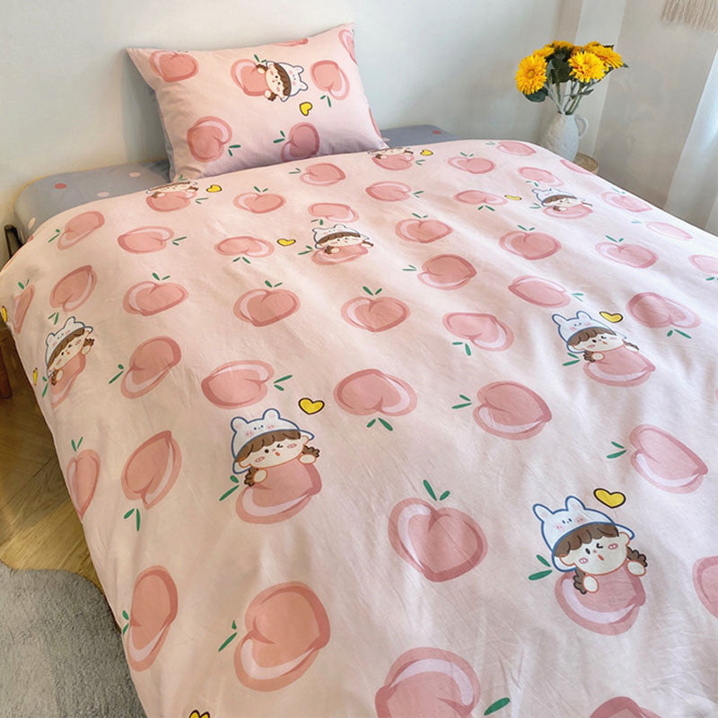 Sweet Peach Bedding Set JK2466