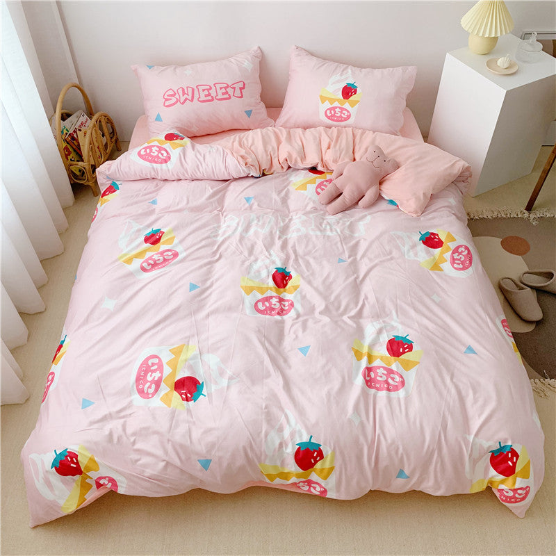 Cute Strawberry Bedding Set JK1903