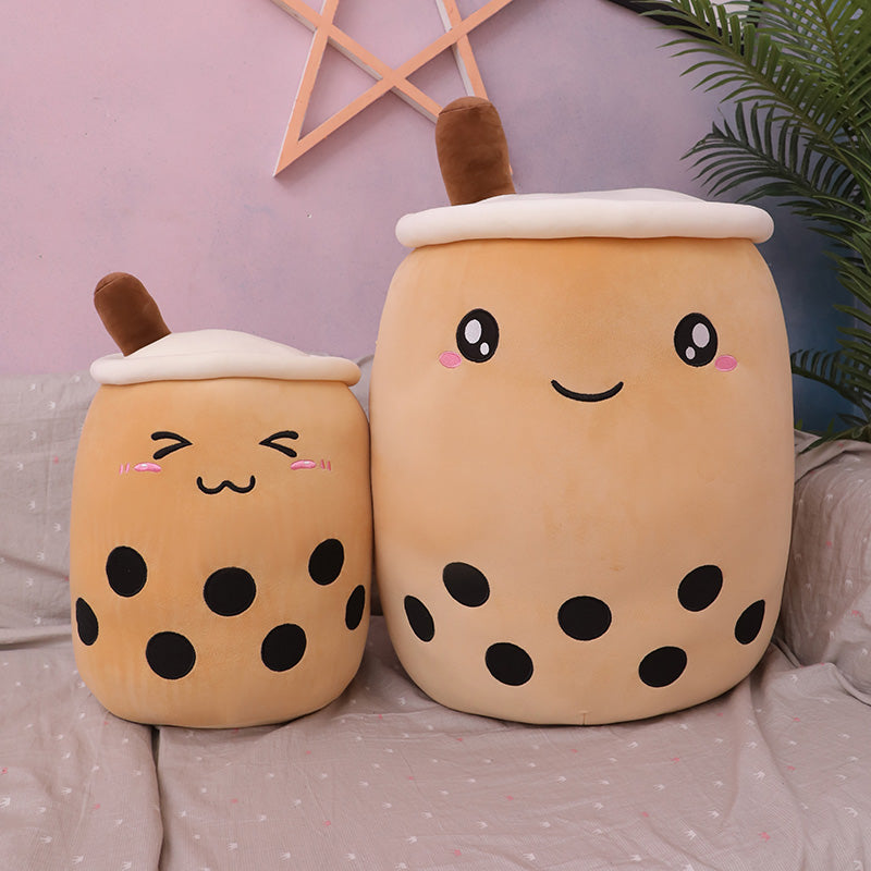 Soft Bubble Tea Hold Pillow JK2253