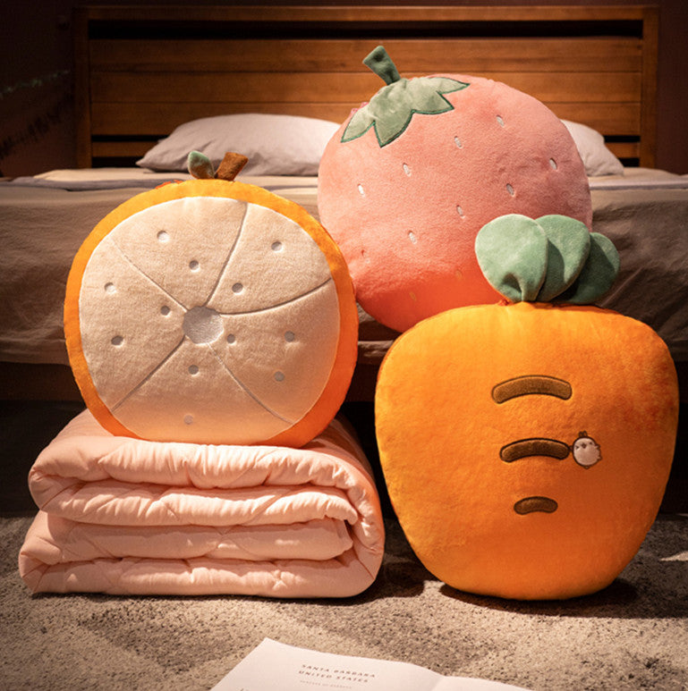 Sweet Fruits Pillow And Blanket PN5774