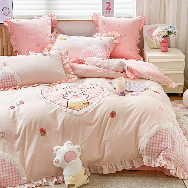 Lovely Cat Paw Bedding Set PN5731