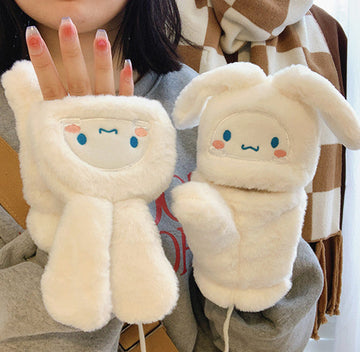 Kawaii Ears Gilrs Gloves JK3510