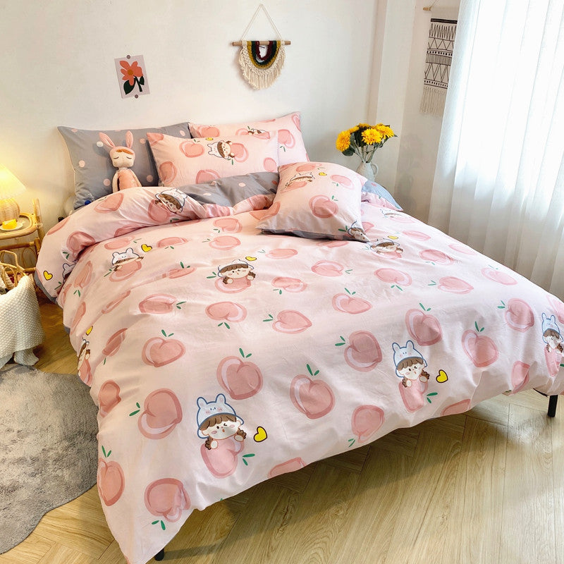 Sweet Peach Bedding Set JK2466