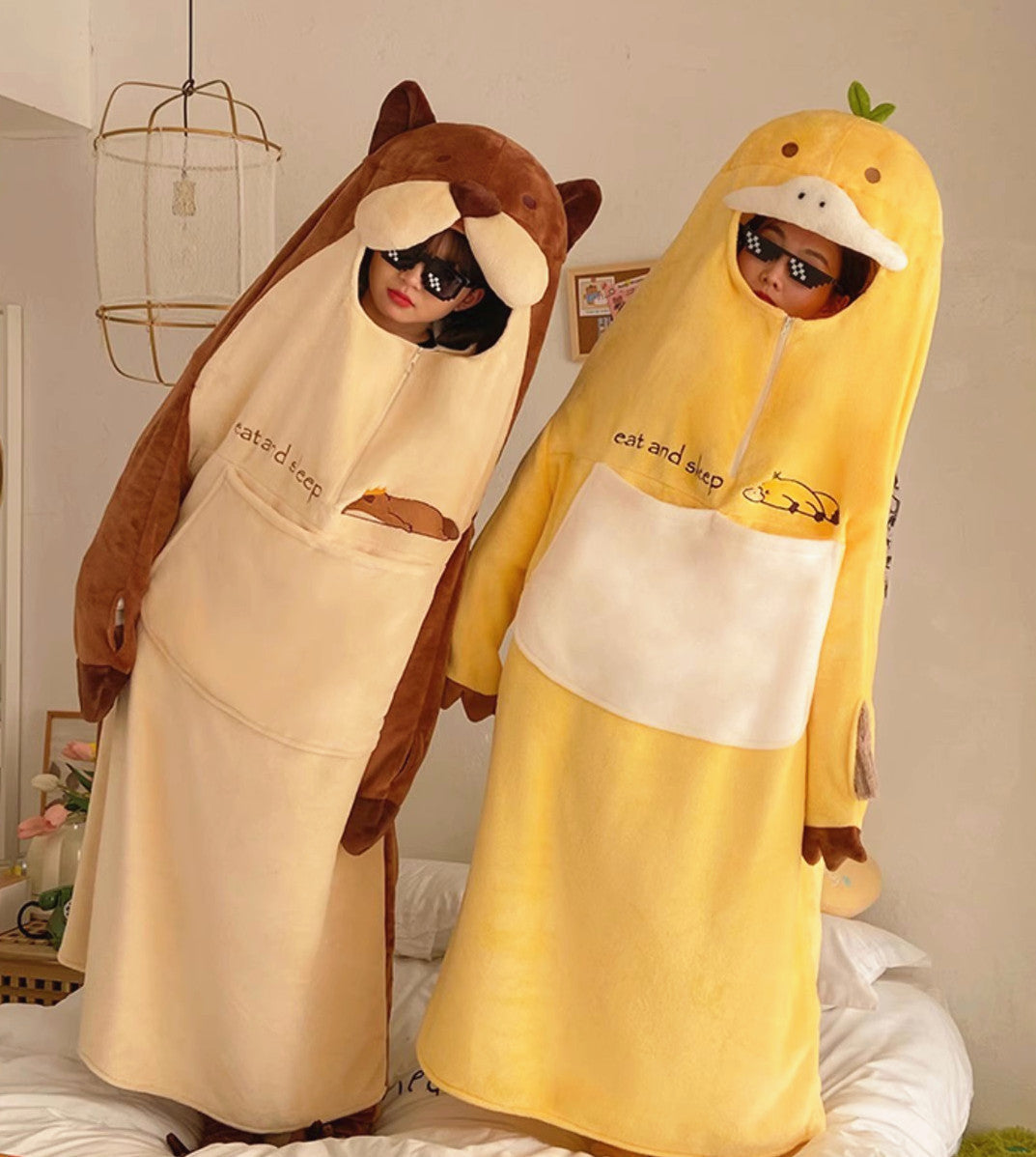 Funny Cartoon One-Piece Pajamas PN6062