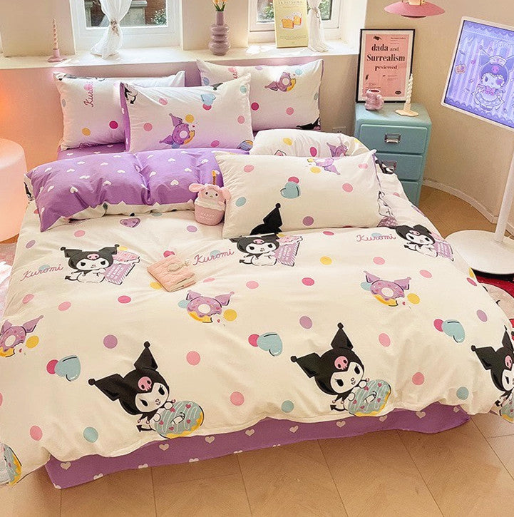 Cute Kuromi Bedding Set PN6112