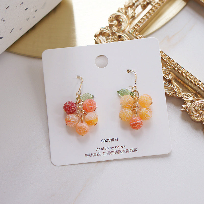 Sweet Orange Earrings/Clips JK2991