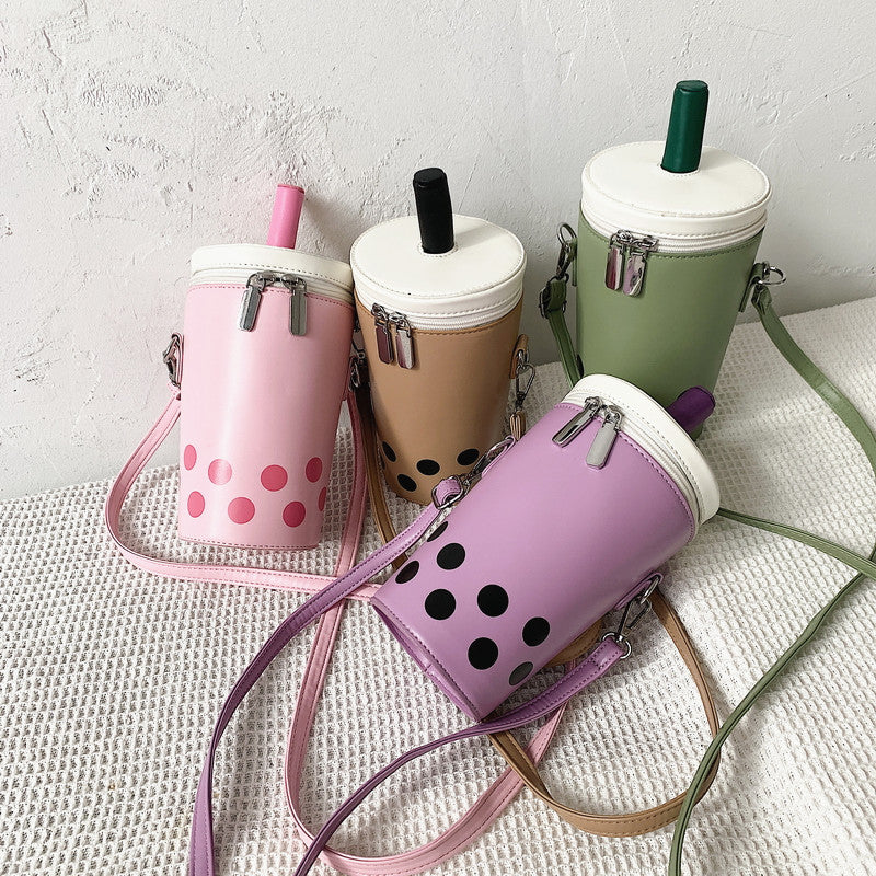 Cute Bubble Tea Shoulder Bag JK3084