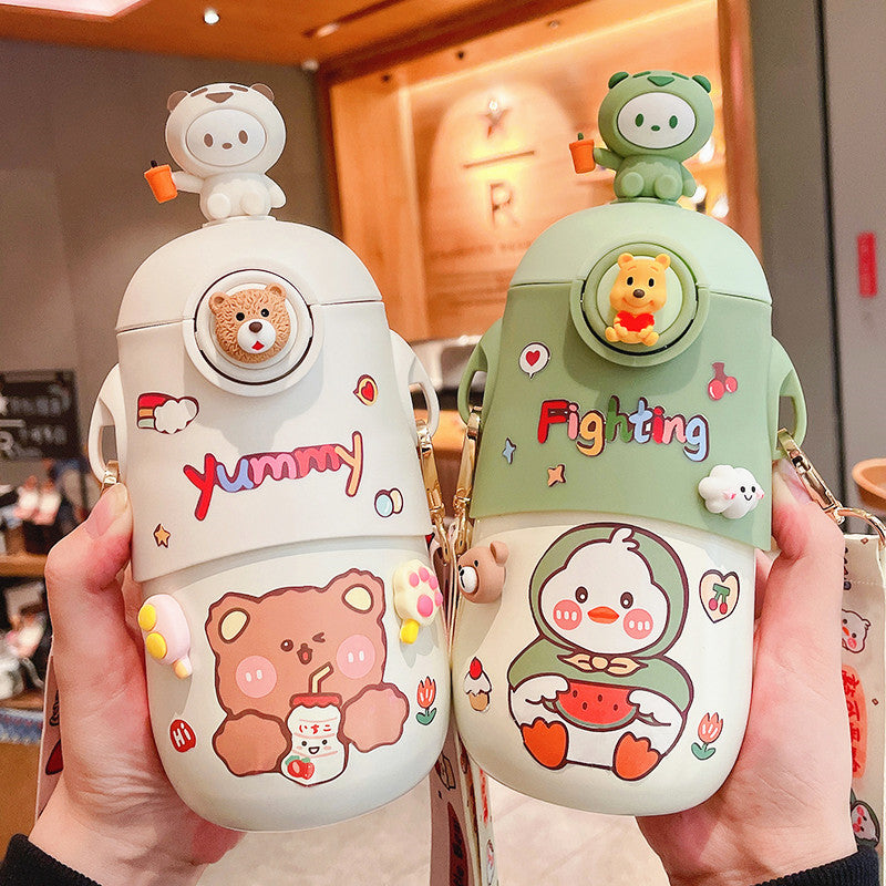 Cartoon Vacuum Water Bottle PN5237