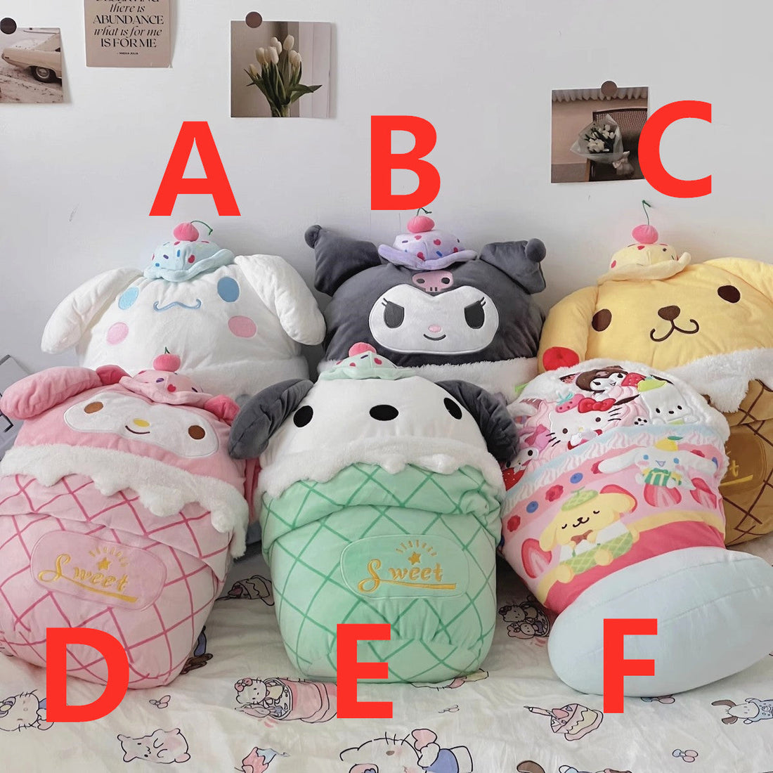 Cartoon Pillow And  Blanket JK3784